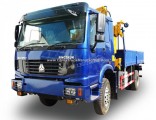 Sinotruk HOWO 4WD Right Hand Drive Heavy Duty Truck with Crane 3.2tons