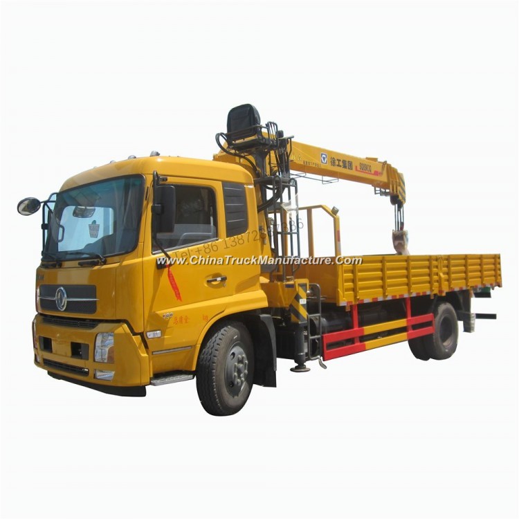 Dongfeng Tianjin 4X2 Cummins 170HP 190HP 8ton 5 Ton Truck Crane