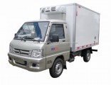 Foton 7cbm 4X2 Gasoline Fresh Vegetables and Fruits Delivery Mini Refrigerated Trucks Cold Room Truc