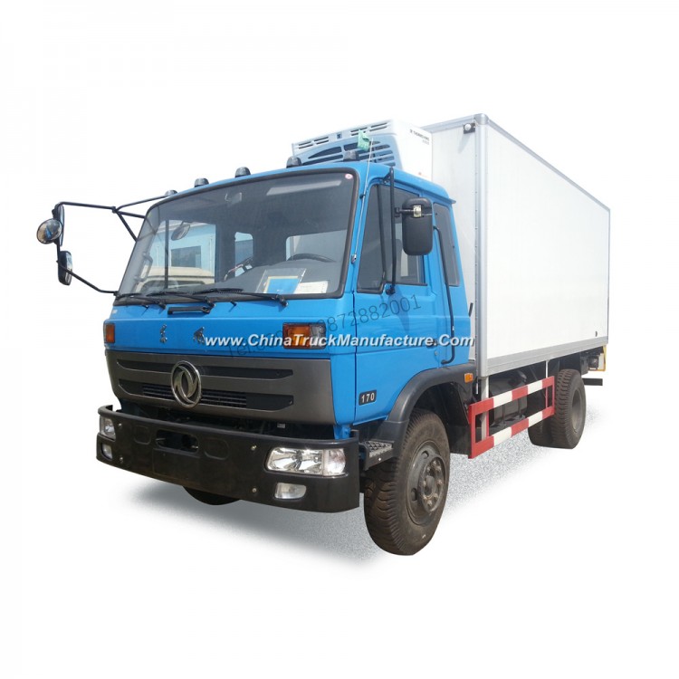 Dongfeng 145 and 153 Cummins Engine 8tons 10tons 12 Tons 15tons Refrigerator Van Truck for Meat and 