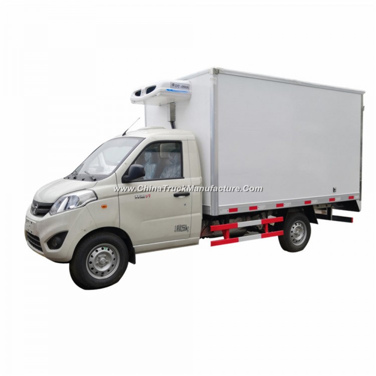 Foton Fresh Vegetables and Fruits Transport -5 Degree Small Refrigerated Truck