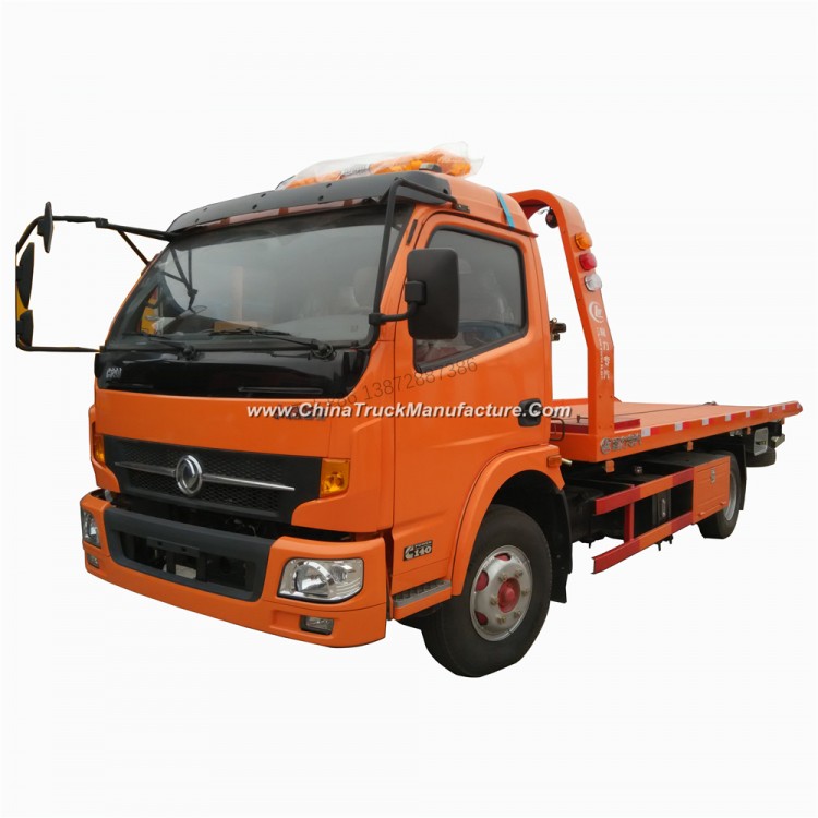 Dongfeng 3tons 4tons Winch Road Heavy Duty Tow Truck Underlift Wrecker for Sale