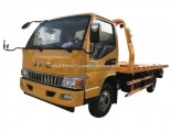 Good Quality JAC 4X2 140HP 120HP 0 Degree Flatbed Wrecker Towing Truck