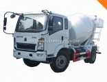 HOWO Light 4X2 Small Truck 3m3 4m3 5m3 Concrete Mixer
