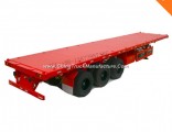 Chengli Brand 3 Axles 40FT Flat Bed Container Semi Trailer 40~50tons