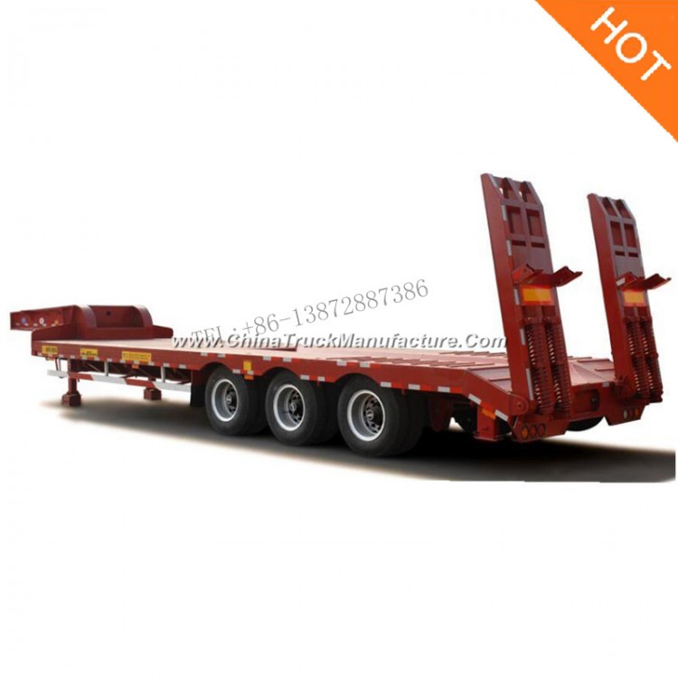 China Cheap Price Good Quality 3 Axles Flat Bed Trailer for Sale