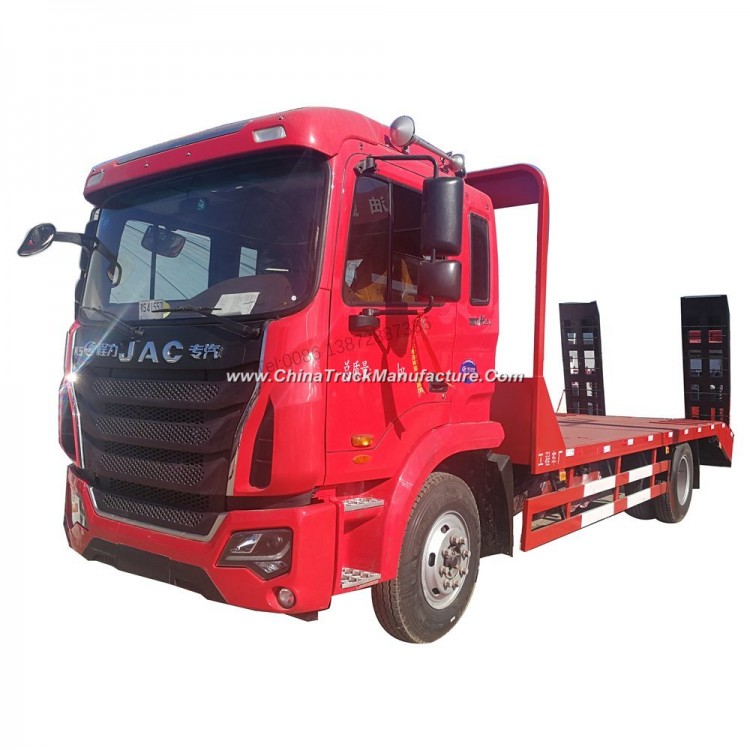 JAC 4X2 12tons 15tons Flat Bed Truck for Loading Excavator