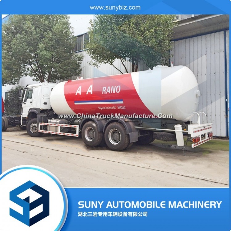New HOWO 24cbm LPG Tank Truck for Sales Made in China