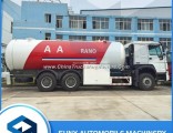 China Manufacturer 10 Wheeler HOWO 10ton LPG Gas Tank Truck
