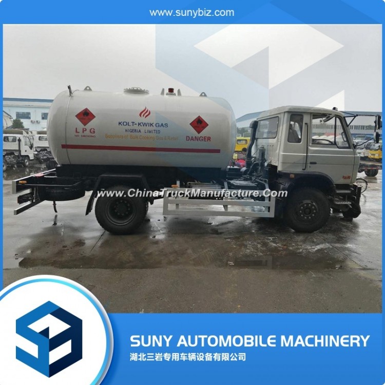Dongfeng 7.2ton 15000L LPG Spherical Tanker Truck