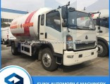 HOWO 4X2 5000 Liter LPG Gas Truck Exporter Gas Filling Station LPG Tank Truck