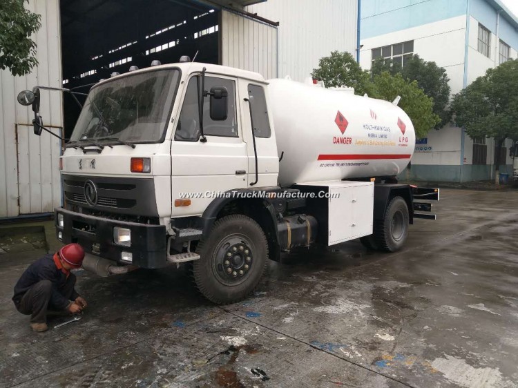 Factory Price 15 M3 LPG Filling Gas Tank Truck with Dispenser for Sale