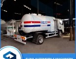 Nigeria Used Mini 5500 Liters LPG Cooking Gas Tank Truck