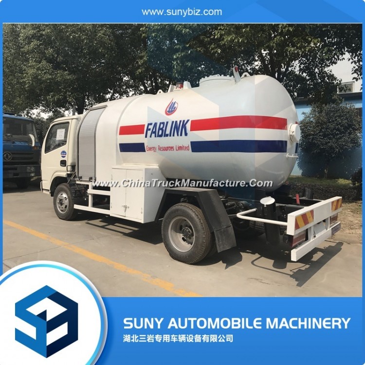 High Quality Factory Price 5500L Export LPG Gas Tank Truck
