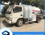 Small 5.5cbm 6 Wheels LPG Gas Tank Truck for Sale