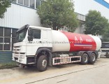 Sino HOWO Right Hand Drive 24000L 12ton Bobtail LPG Tank Truck for Transporting LPG