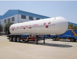  and ISO 59.53cbm LPG Tanker Car Trailers with Volume Optional