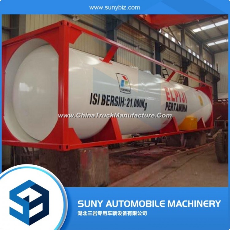 Factory Price 40FT 52000 Liters LPG Gas Tank Container