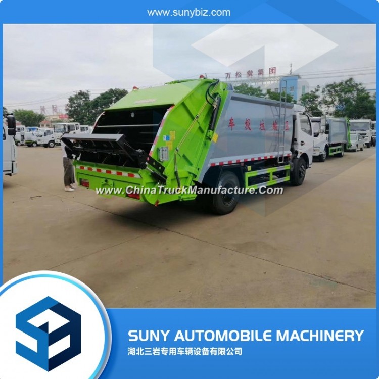 New Condition Garbage Truck with Side Loading Garbage Bin Lorry