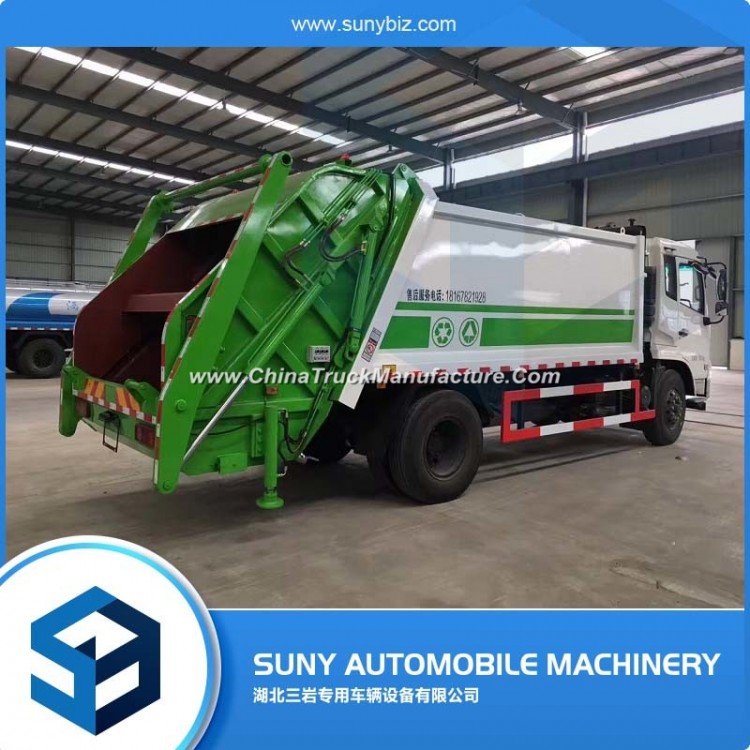 Dongfeng 1wheels 6-8cbm Compactor Garbage Truck