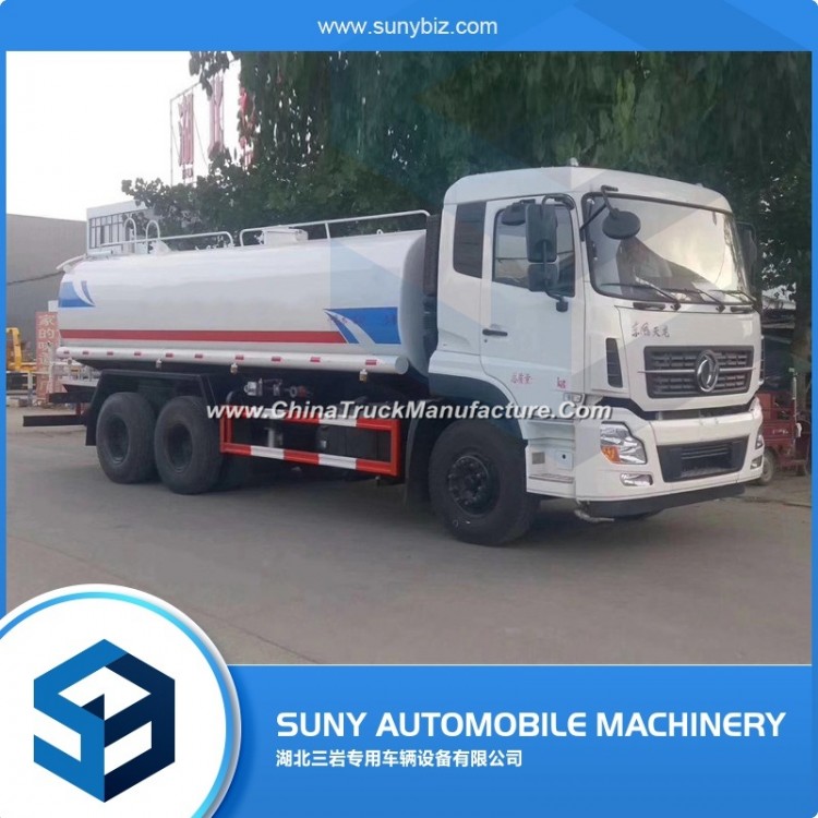 Dongfeng 6X4 20000 Liters Water Tank Sprinkler Tanker Truck