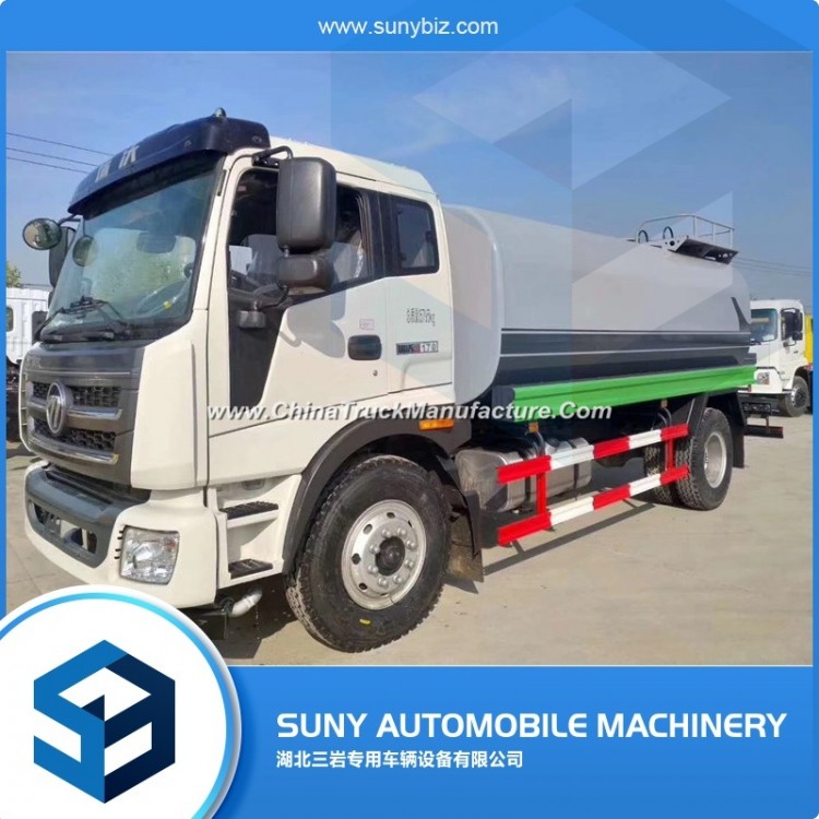 Foton 6 Wheeler 10000L Stainless Steel Water Truck for Sale