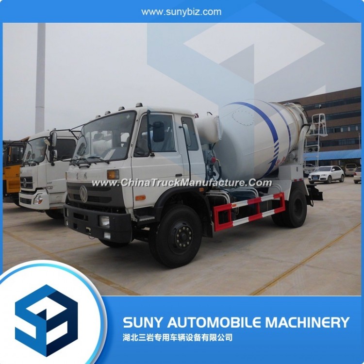 Dongfeng 5000 Liters 6 Wheeler Transit Concrete Mixer Tank Truck
