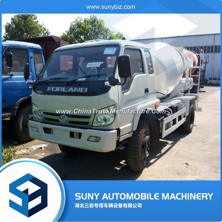 Forland 4m3 130 HP Concrete Mixer Truck for Sale