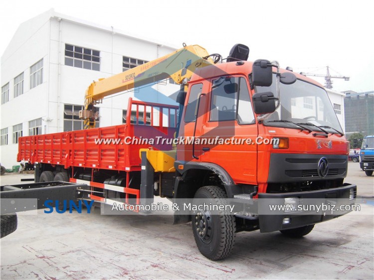 10t 12t 14t Crane Truck Dongfeng 6X4 Truck with Crane