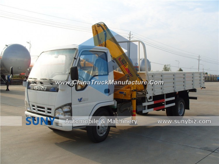 2t 3t Light Crane Truck Dongfeng 4X2 Truck Mounted Crane