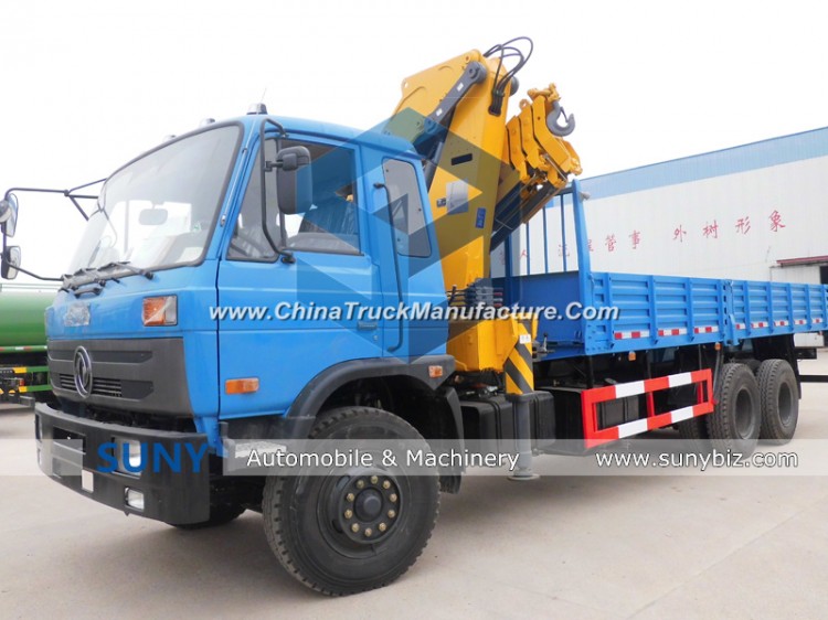 10t Knuckle Boom Crane with Dongfeng 6X4 Crane Truck