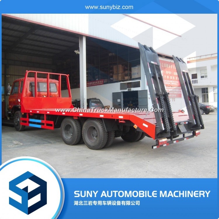 Hot Selling Df Flatbed Excavator Transport Truck Made in China