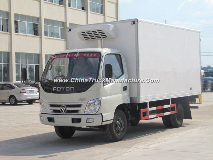 New Desigend Foton Rhd Small Freezer Refrigerated Cargo Van Box Truck for Sale