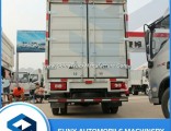 China Cube Truck Diesel Type Cargo Delivery Box Van Truck for Sale
