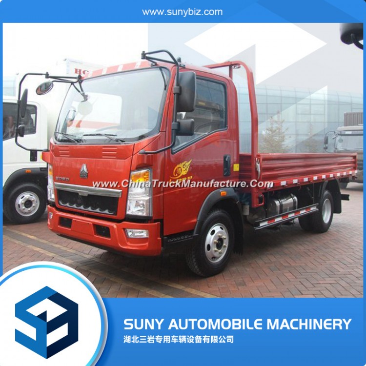 3t China Sino HOWO Light Cargo Truck Mini Van Truck 4X2 Lorry Truck