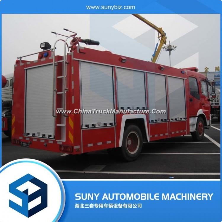 Dongfeng 2axles 6-7m3 Water and Foam Fire Fighting Car