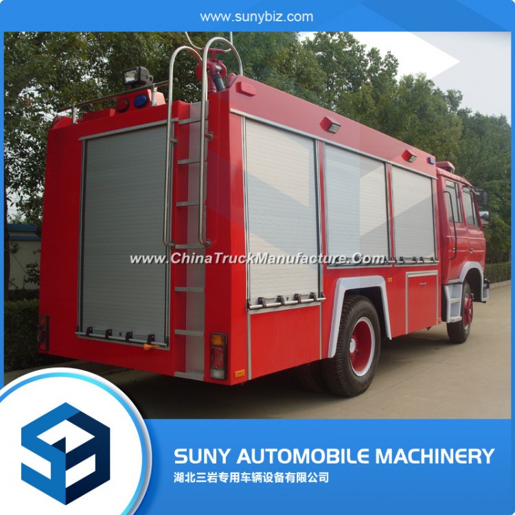 Dongfeng 4X2 7-9m3 Water and Foam Tank Fire Fighting Truck