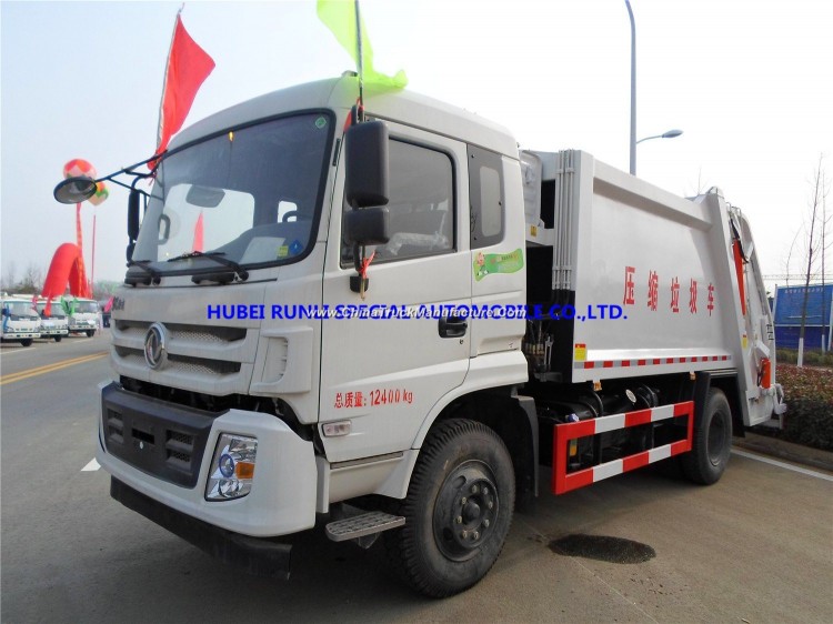 China Dongfeng 4X2 Refuse Compactor Compressed Truck 10cbm with Good Price