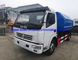 China DFAC Hook Skid Waste Garbage Refuse Vehicle Motor Truck 140HP