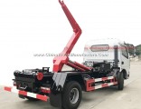 Cheaper Price DFAC Self Loading Garbage Truck 5tons Hooklift Garbage Car with Garbage Bin for Sales