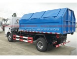 Cheaper Price Dafc Waste Collector Hook Arm Garbage Truck 5tons Skip Loader Garbage Car for Sales