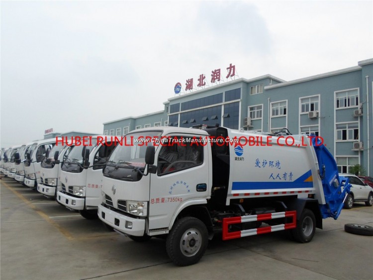 China DFAC Refuse Garbage Trash Compactor Compressed Compression Vehicle Motor Truck
