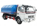 China Supplier Cheaper Price DFAC Dumpcart Skip Arm Loader Garbage Transfer Truck 5tons Hooklift Ref