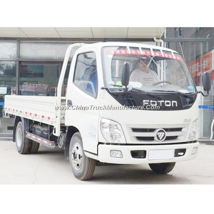 Mini 3tons 5tons Foton Petrol Engine Transport Goods Truck, Foton Cargo Truck Low Price for Sales