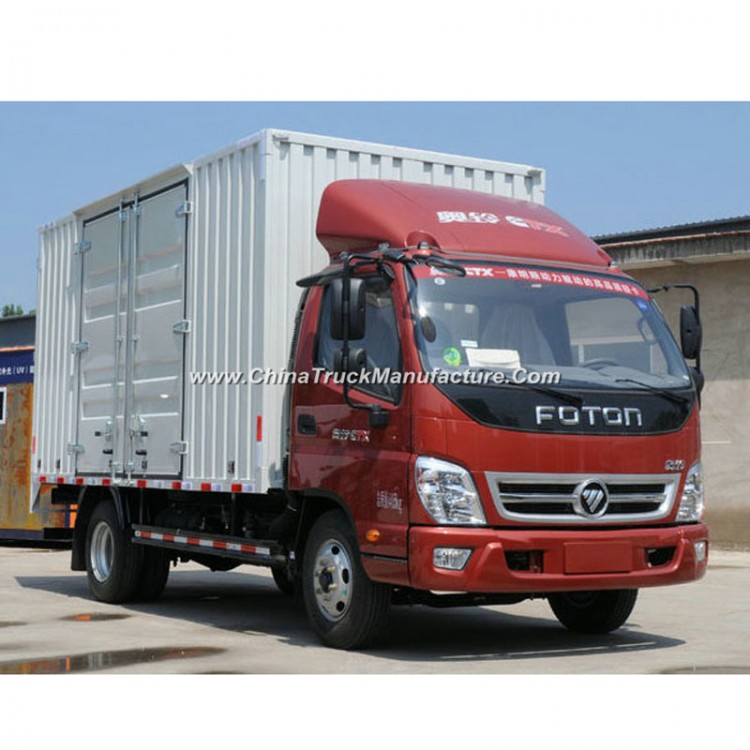 Factory Directly Sales 103HP Gasoline Petrol Engine Foton Small Van Truck, 3tons 5tons Foton Close B