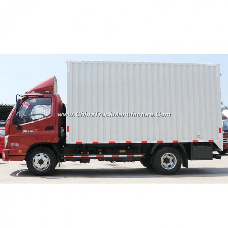 103HP Petrol Engine Foton Van Cargo Truck, Foton Close Body Cargo Truck Low Price for Sales