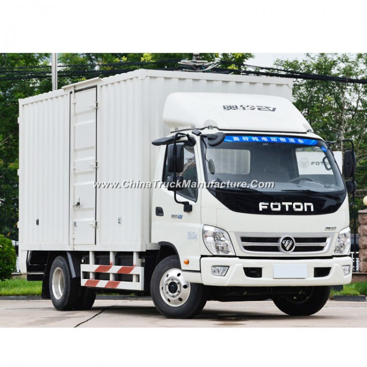 Factory Sales 5tons Small Light Foton Van Truck Close Body Goods Transport Truck, Foton Van Truck Lo