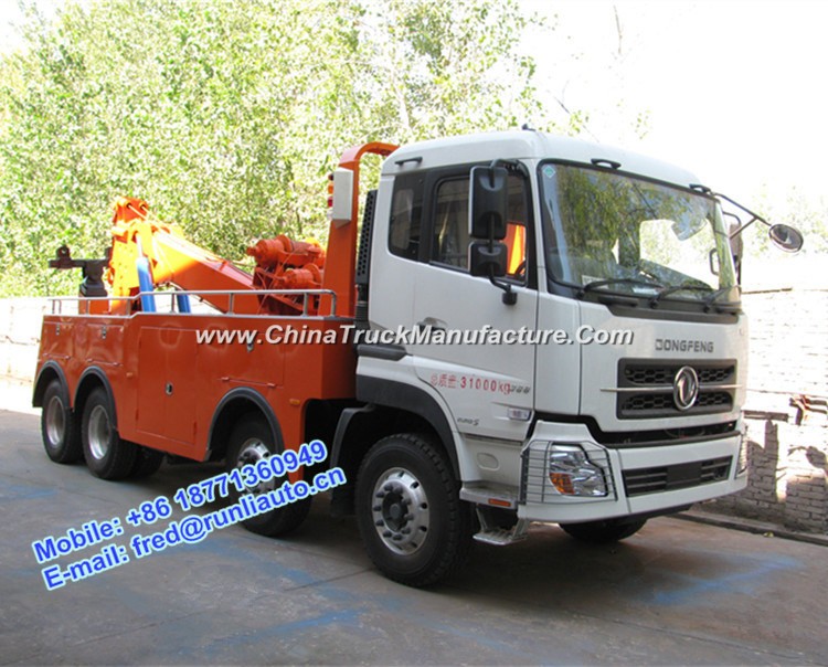 Dongfeng 8X4 Heavy Duty Towing Recovery Truck Good Price for Sale