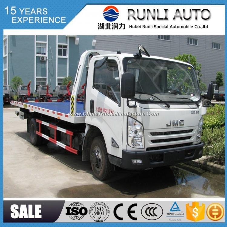 Good Quality Jmc 4X2 4 Ton Half Landing Type Tow Truck Wrecker Good Price for Sale