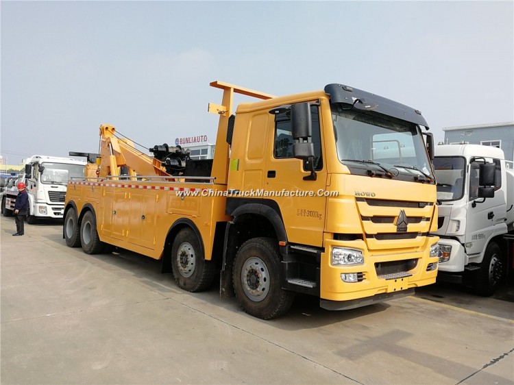 HOWO 8X4 Heavy Duty 25 Ton Tow Truck for Sale with Factory Price